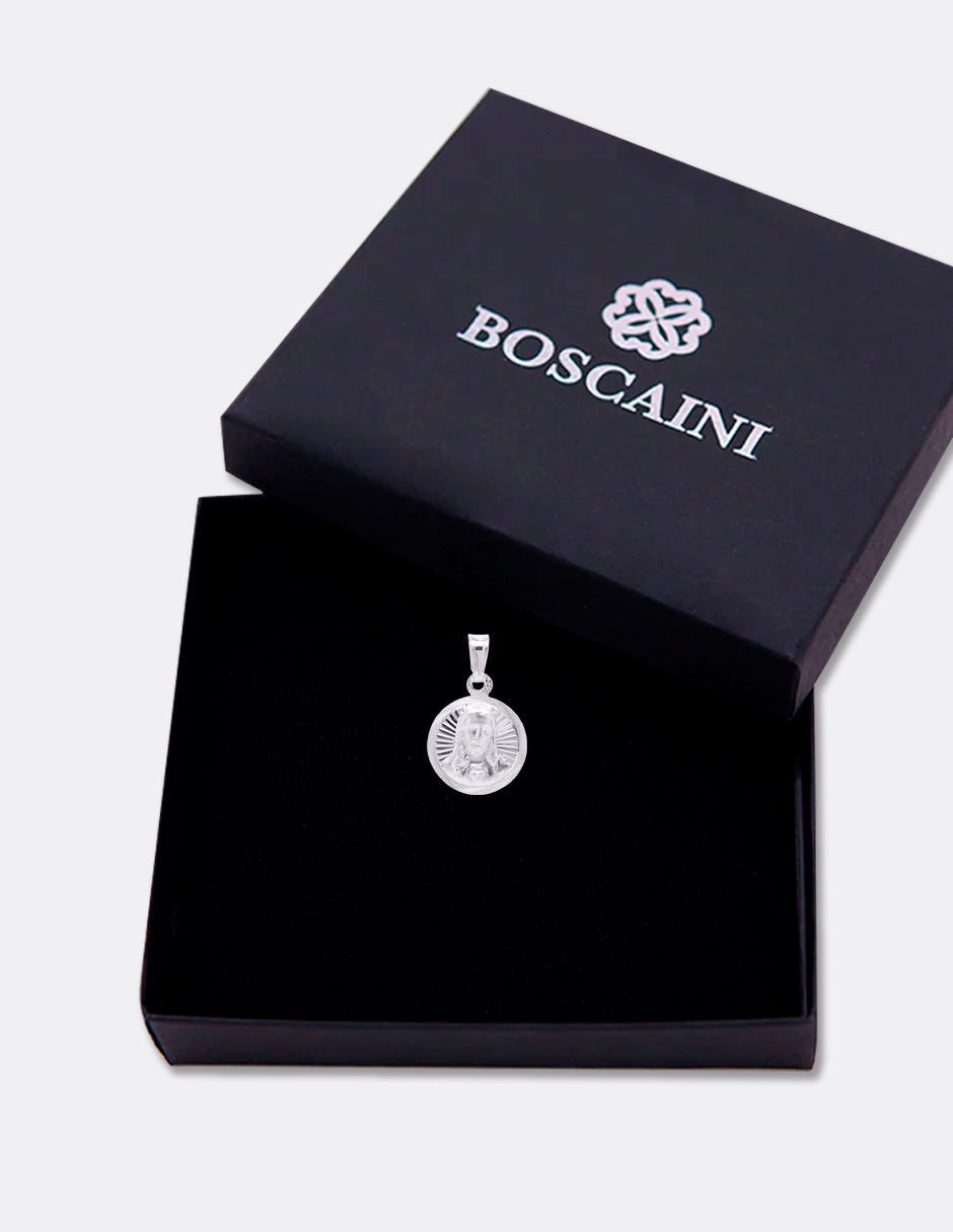 Dije de Plata .925 | Sagrado Corazón | 2.5 CM de Altura 1.6 CM Ancho