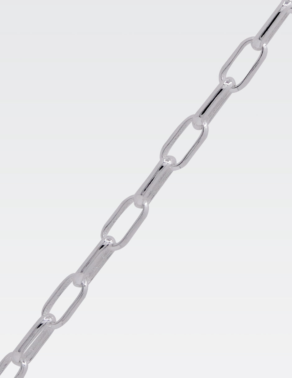Cadena Clip | Plata .925 Italy | 70CM · 4MM