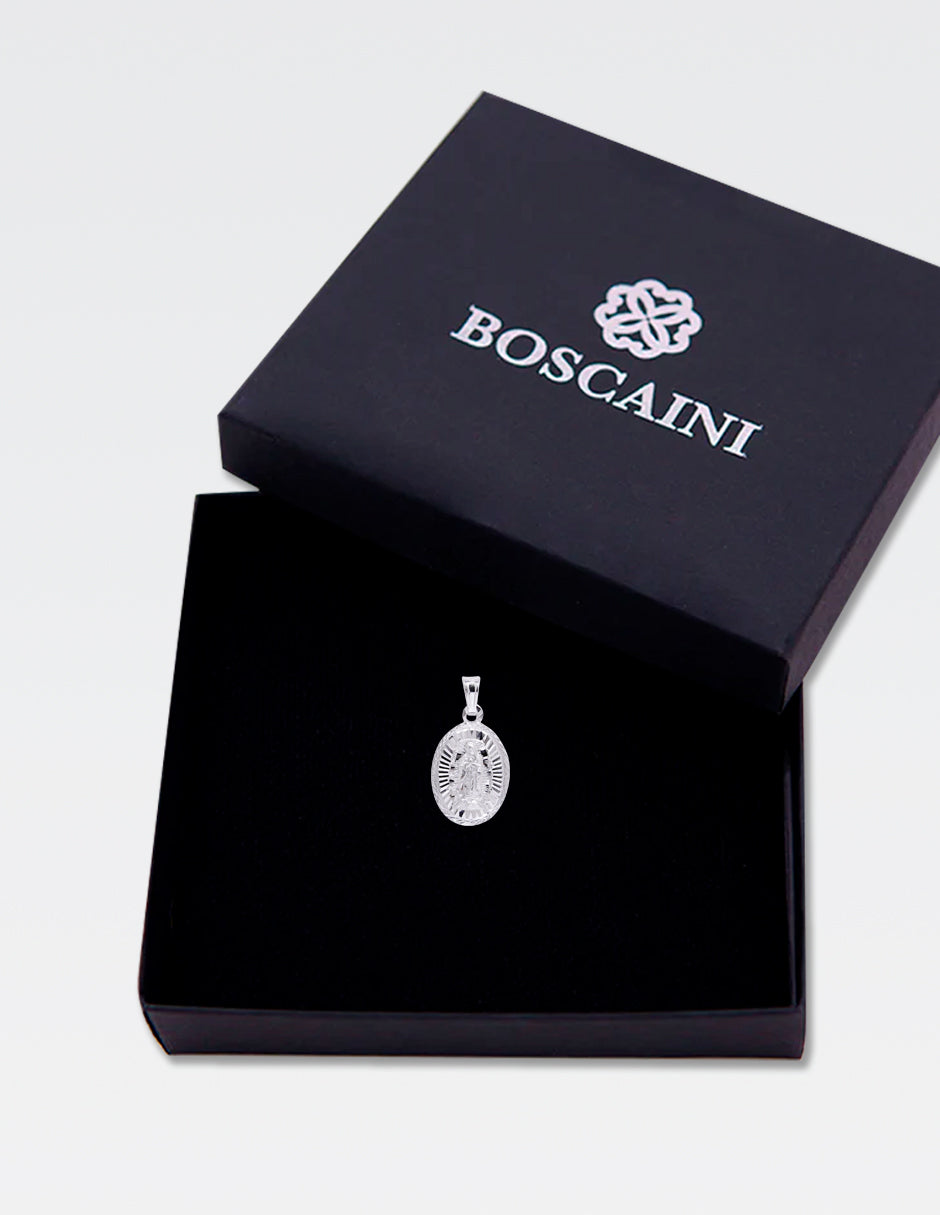 Dije de Plata .925 | Virgen de Guadalupe | 2.7 CM Altura 1.4CM Ancho