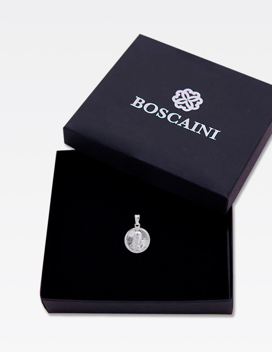 Dije de Plata .925 | Sagrado Corazón | 2.7 CM de Altura 1.8 CM Ancho