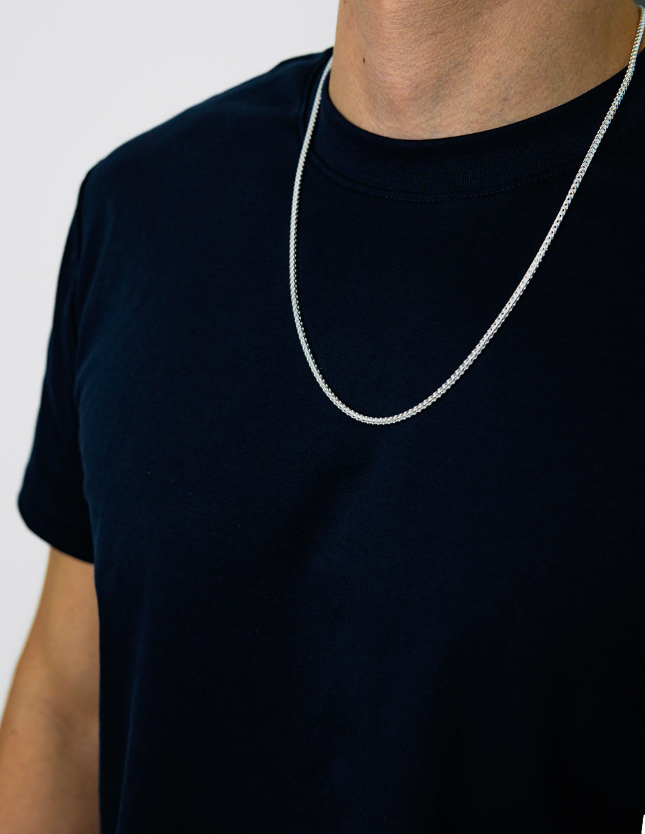 Cadena Franco Importada | Plata .925 Italy | 61CM · 2MM