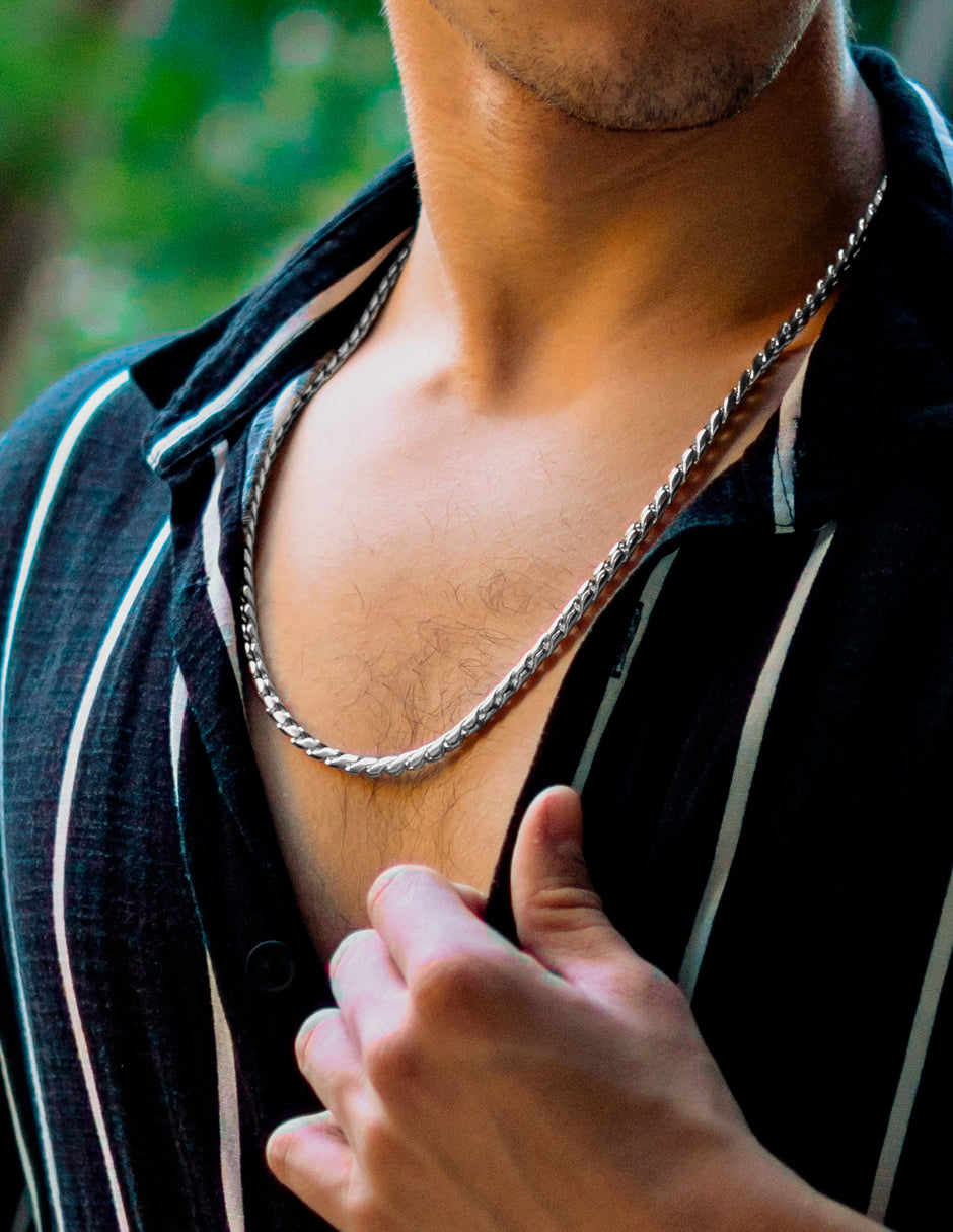 Cadena Herring Bone | 61CM · 70MM