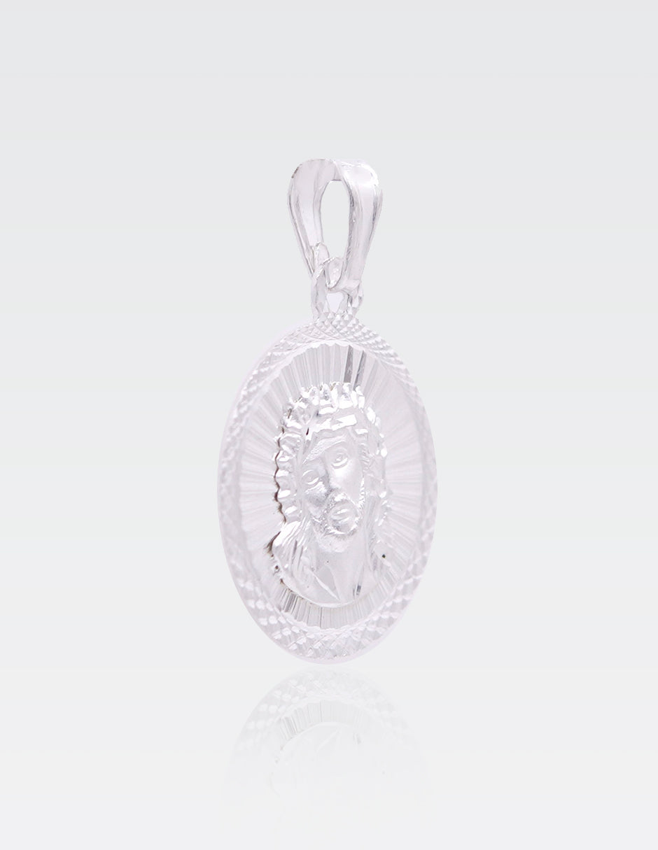 Dije de Plata .925 | Divino Rostro 2.70CM de Altura 1.70CM Ancho