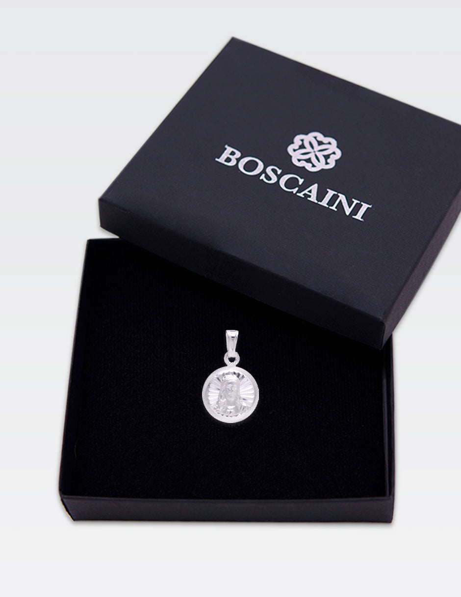 Dije de Plata .925 | Sagrado Corazón 2.20CM de Altura 1.30CM Ancho