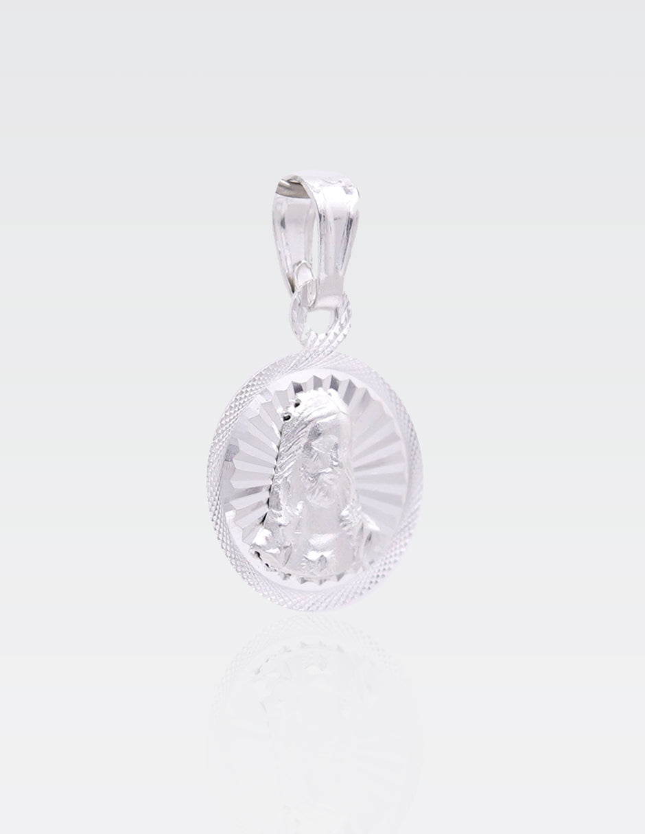 Dije de Plata .925 | Sagrado Corazón 2.20CM de Altura 1.30CM Ancho