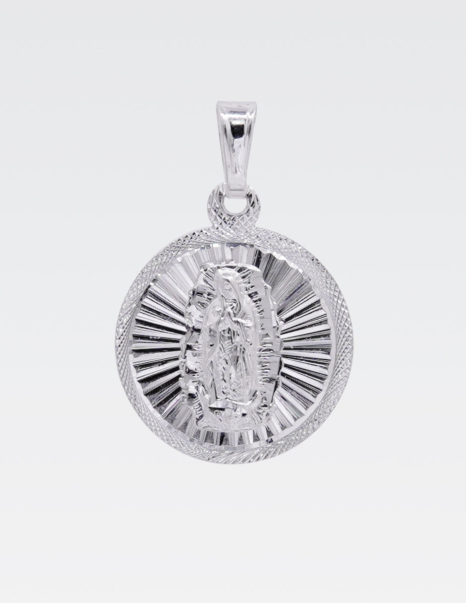 Dije de Plata .925 | Divino Rostro | 2.7 CM de Altura  1.8 CM Ancho