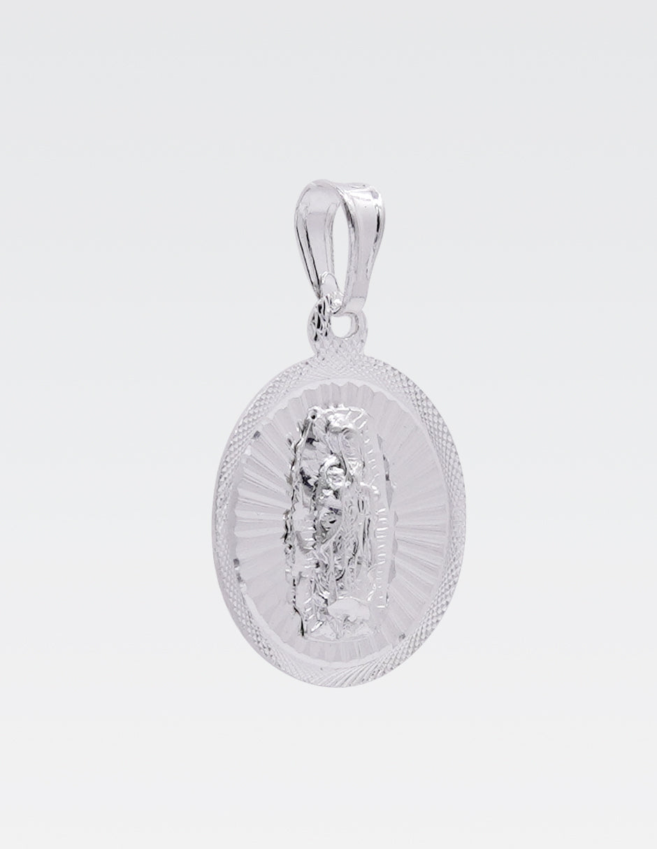 Dije de Plata .925 | Divino Rostro | 2.7 CM de Altura  1.8 CM Ancho