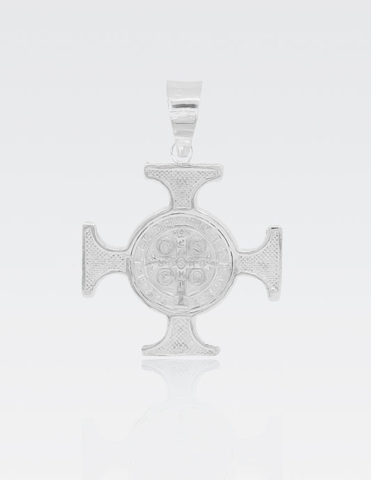 Dije Cruz de San Benito | Plata Ley MEX .925