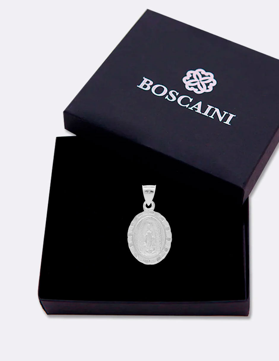 Dije de Plata .925 | Virgen de Guadalupe | 3.3 CM Alto 1.9 CM Ancho