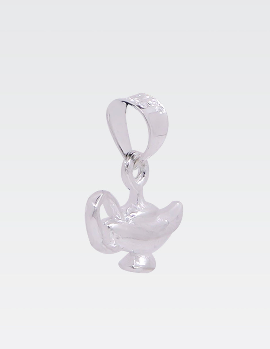 Dije de lampara | Plata .925 Italy | 1.5 Cm · 1.9 CM