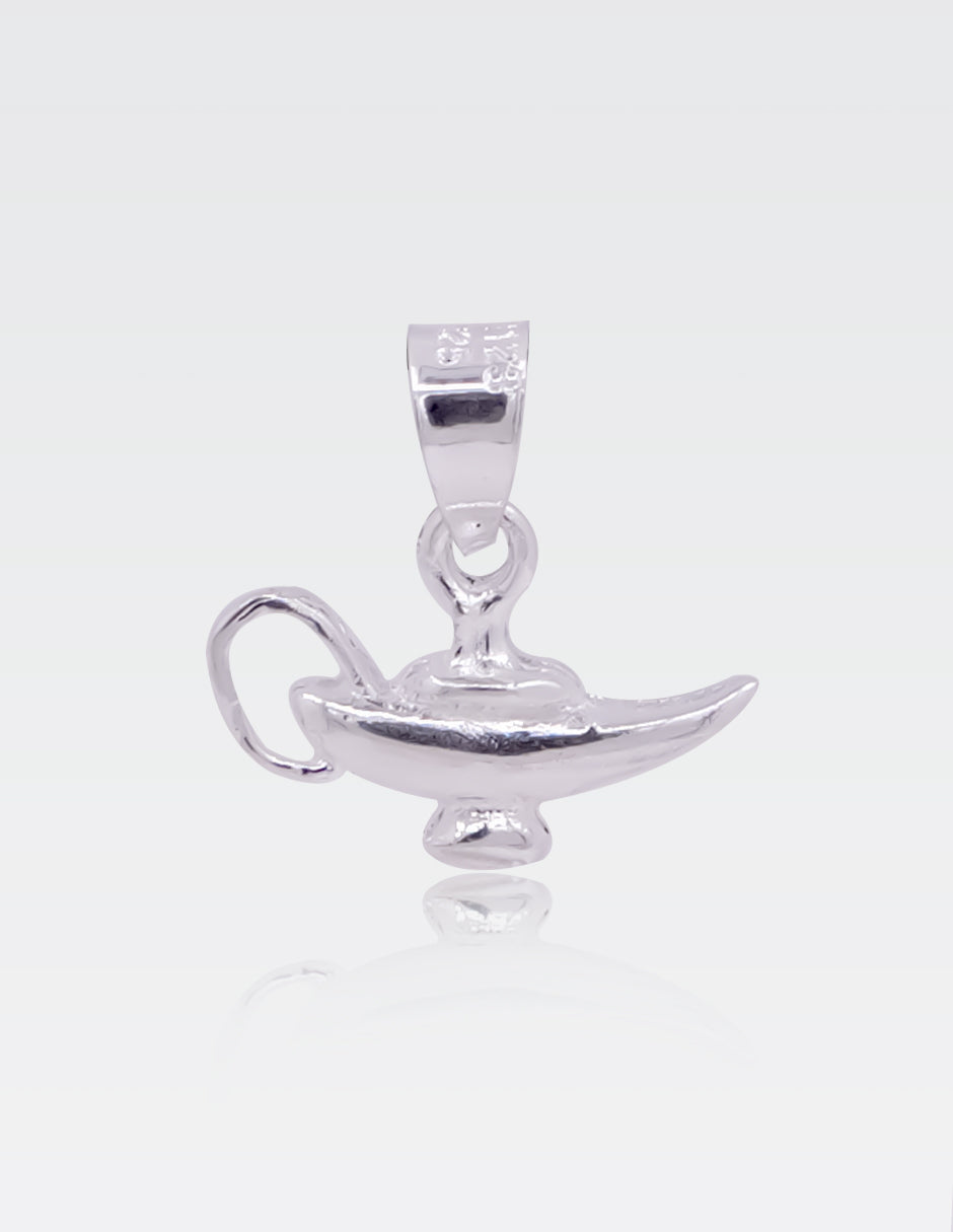 Dije de lampara | Plata .925 Italy | 1.5 Cm · 1.9 CM