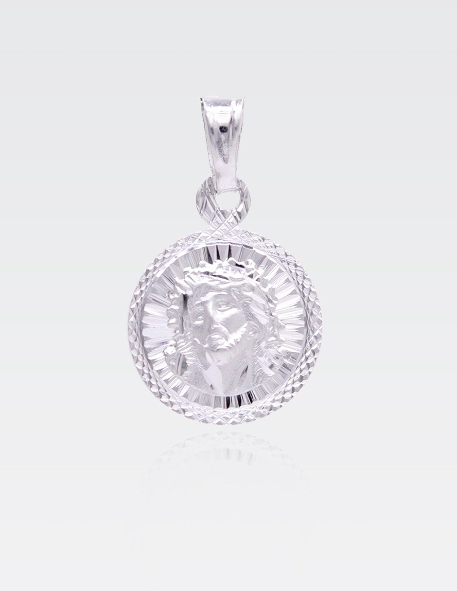 Dije de Plata .925 | Divino Rostro 2.40CM de Altura 1.40CM Ancho