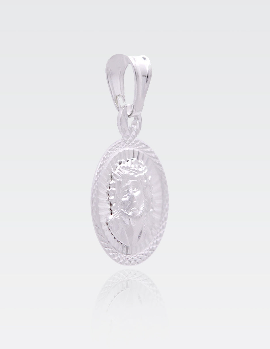 Dije de Plata .925 | Divino Rostro 2.40CM de Altura 1.40CM Ancho