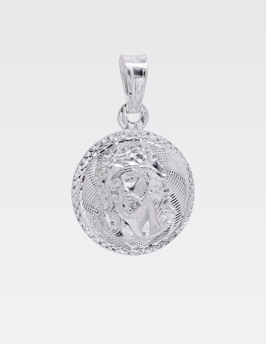 Dije de Plata .925 | Divino Rostro | 2.3 CM de Altura 1.6 CM Ancho