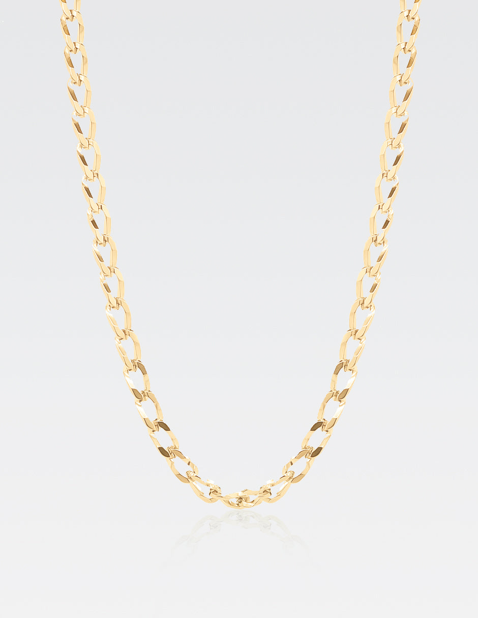 Cadena Miami Cuban Link | Chapa de Oro 14K | 60CM · 6MM