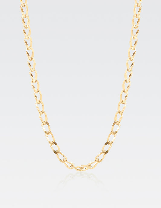 Cadena Miami Cuban Link | Chapa de Oro 14K | 60CM · 6MM