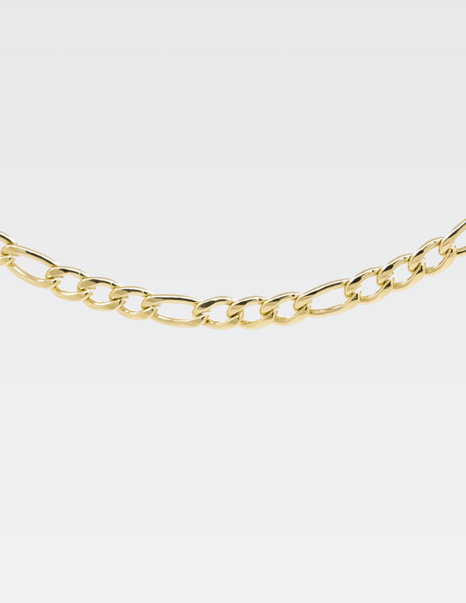 Cadena Cartier | Chapa de Oro 14K | 60CM · 4MM