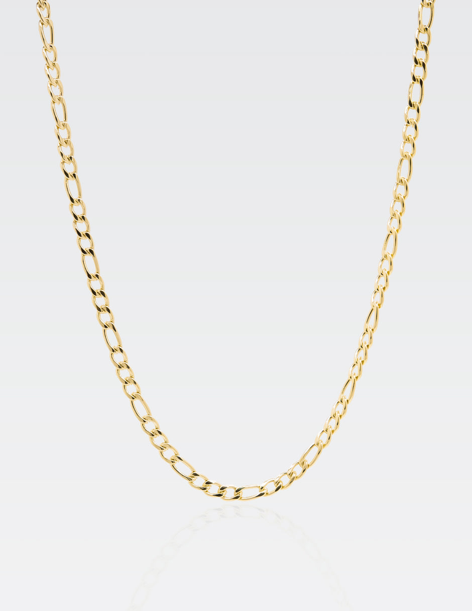 Cadena Cartier | Chapa de Oro 14K | 60CM · 4MM