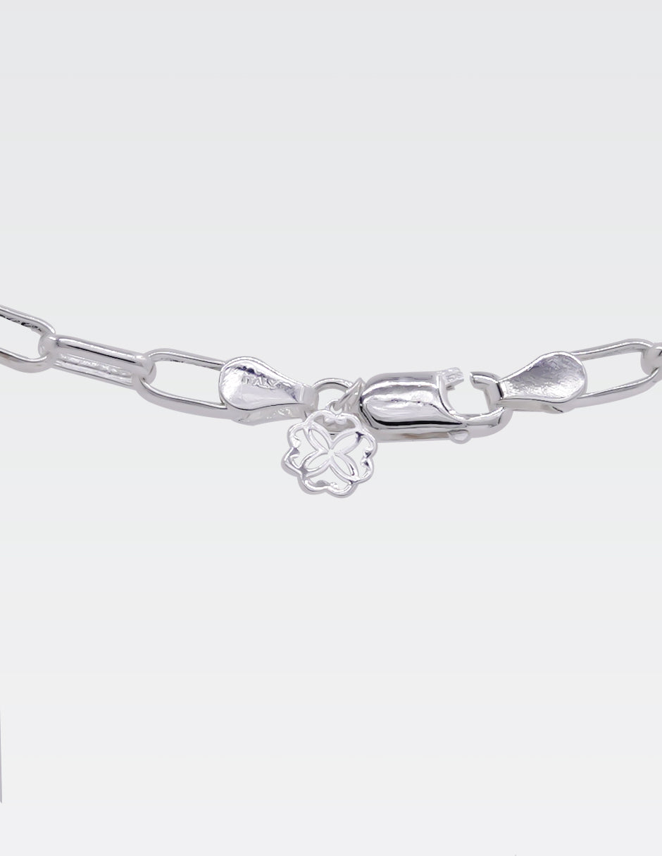 Cadena Clip | Plata .925 Italy | 70CM · 4MM