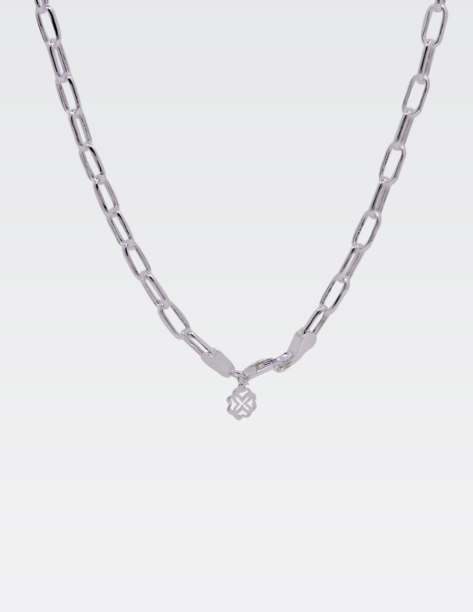 Cadena Clip | Plata .925 Italy | 70CM · 4MM