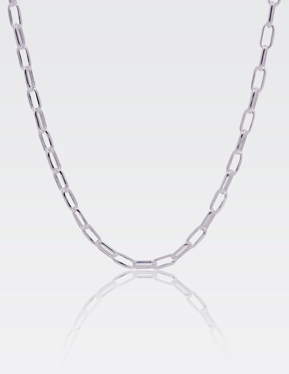 Cadena Clip | Plata .925 Italy | 70CM · 4MM