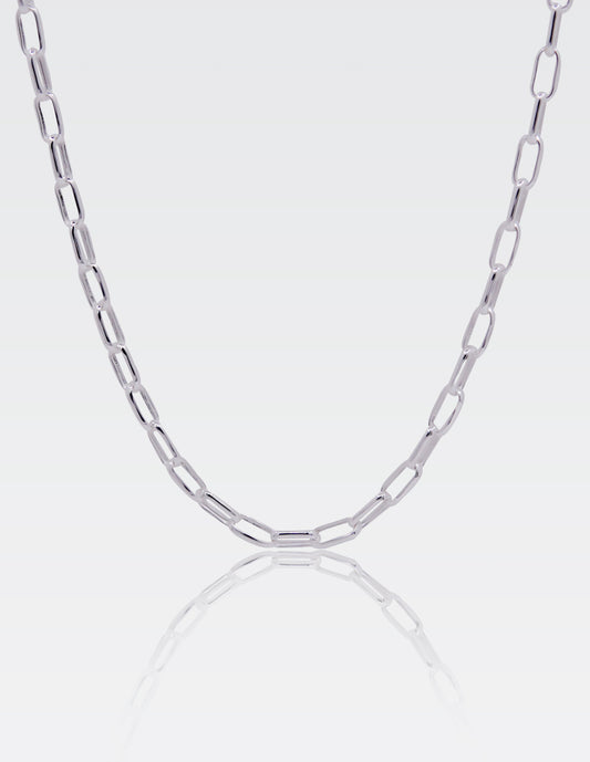 Cadena Clip | Plata .925 Italy | 70CM · 4MM