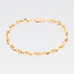 Pulsera Torsal Diamantada| Chapa de Oro 14K | 22CM · 6MM