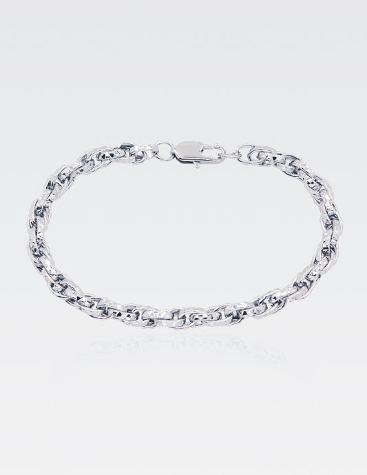 Pulsera Torsal Diamantada | 22CM · 6MM