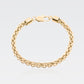 Pulsera de Punto | Chapa de Oro 14K | 20CM · 6MM