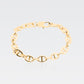 Pulsera Mariner | Chapa de Oro 14K | 20CM · 9MM