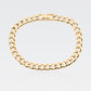 Pulsera Miami Cuban | Chapa de Oro 14K | 21CM · 7MM