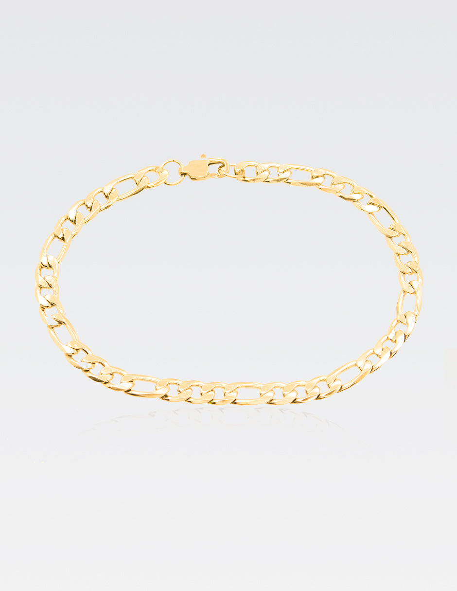 Pulsera Cartier | Chapa de Oro 14K | 21CM · 5MM