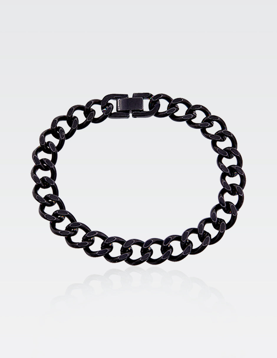 Pulso Cuban Black Edition | 21CM · 10MM