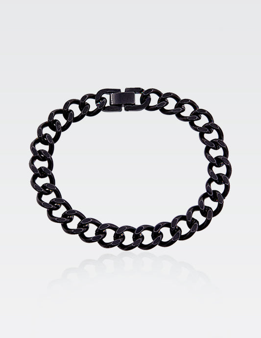 Pulso Cuban Black Edition | 21CM · 10MM