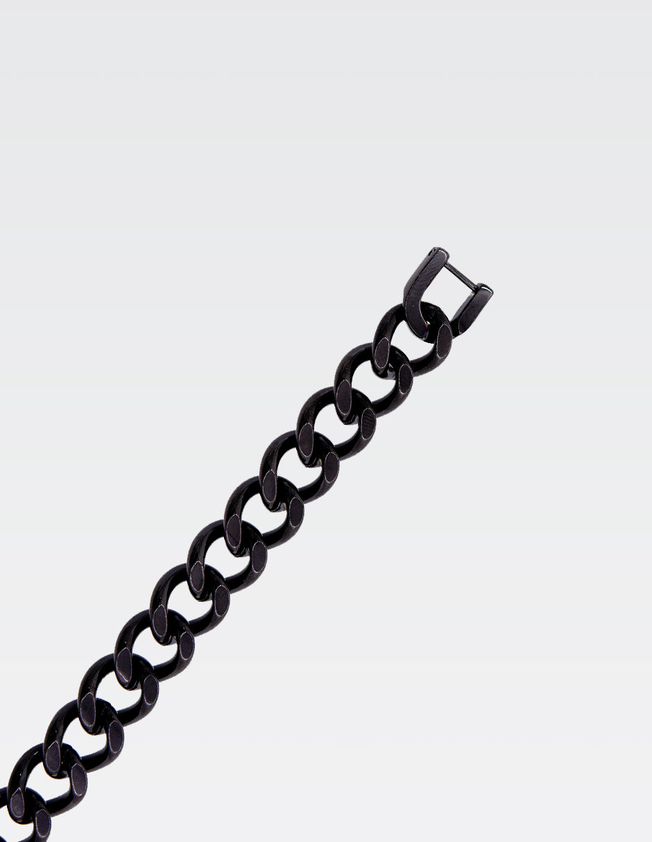 Pulso Cuban Black Edition | 21CM · 10MM