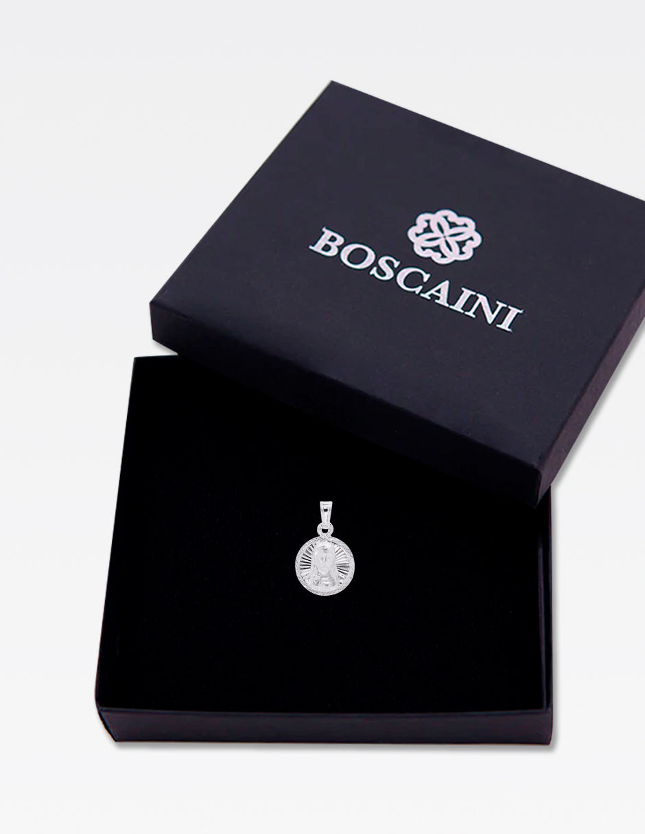 Dije de Plata .925 | Sagrado Corazón | 2.5 CM de Altura 1.6 CM Ancho