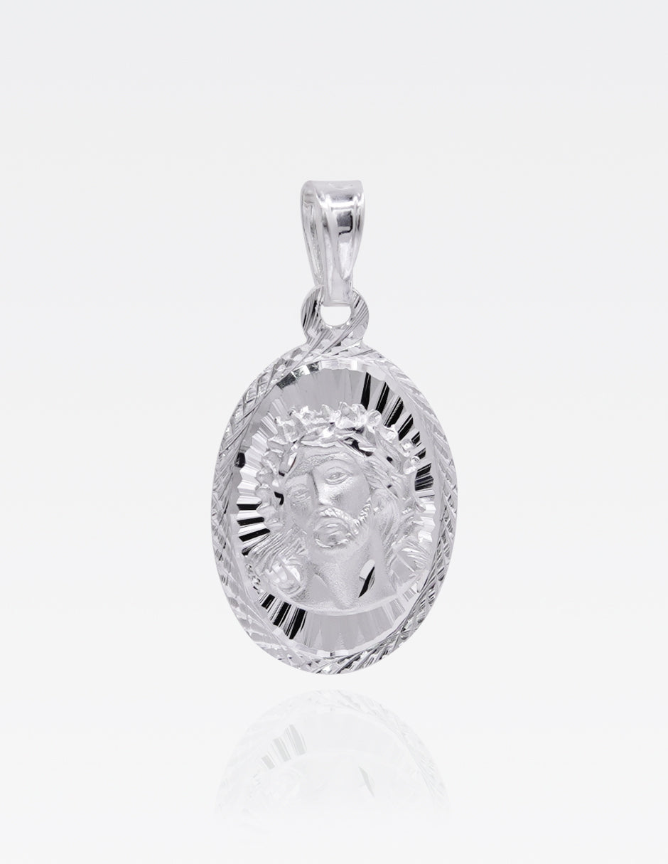 Dije de Plata .925 | Divino Rostro | 2.4CM de Altura 1.3CM Ancho