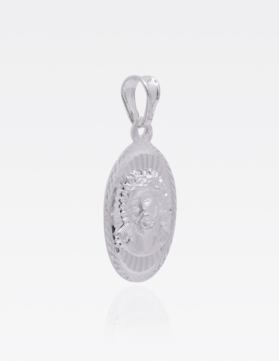Dije de Plata .925 | Divino Rostro | 2.4CM de Altura 1.3CM Ancho