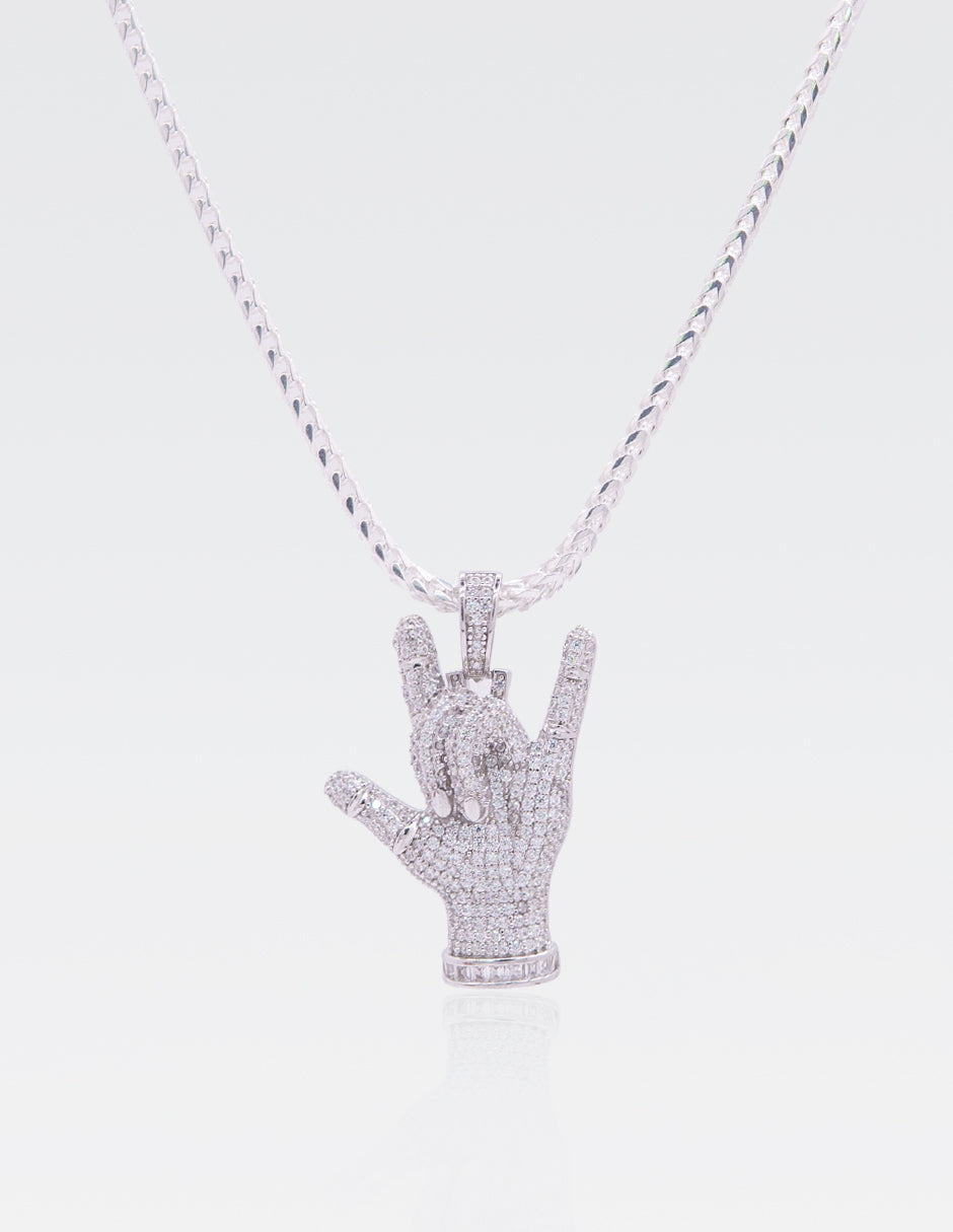 Dije Mano Rockera | Plata Ley MEX .925