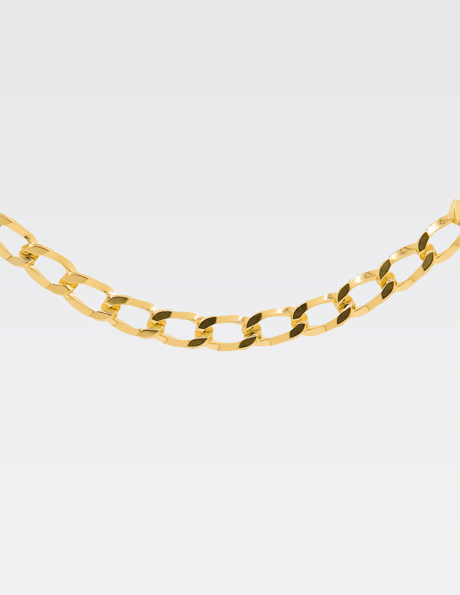 Cadena Miami Cuban Link | Chapa de Oro 14K | 60CM · 6MM