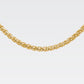 Pulsera Espiga | Chapa de Oro 14K | 22CM · 4MM