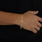 Pulsera Cartier | Chapa de Oro 14K | 21CM · 5MM