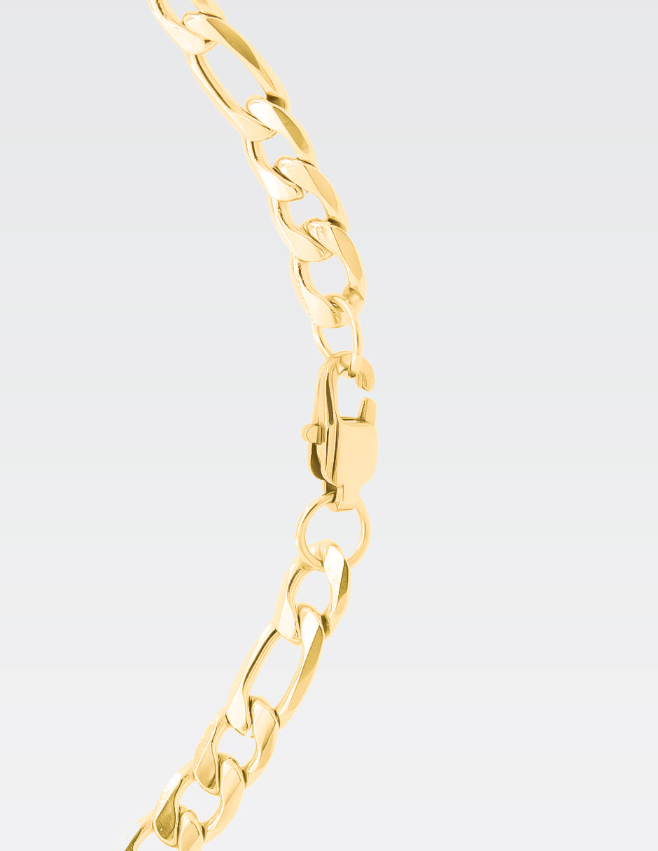 Pulsera Cartier | Chapa de Oro 14K | 21CM · 5MM