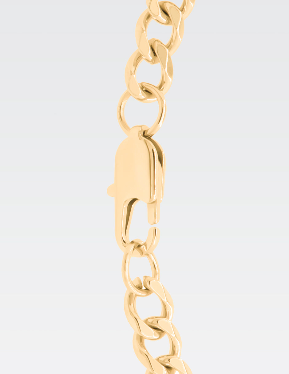 Cadena Miami Cuban Link | Chapa de Oro 14K | 60CM · 6MM