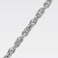 Pulsera Torsal Diamantada | 22CM · 6MM