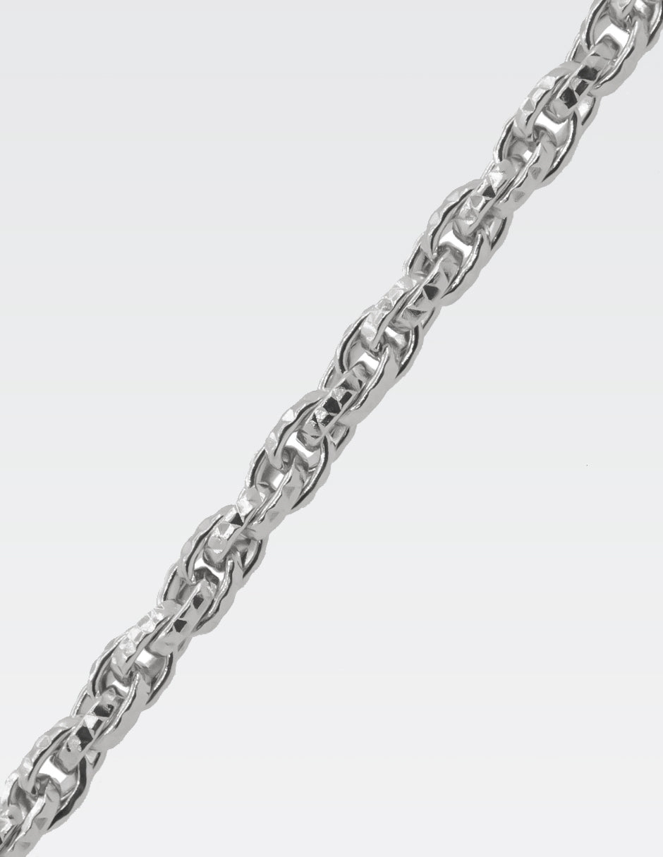 Pulsera Torsal Diamantada | 22CM · 6MM