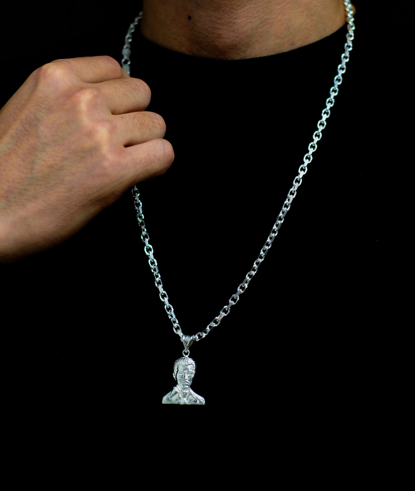 Dije Jesús Malverde | Plata Ley MEX .925