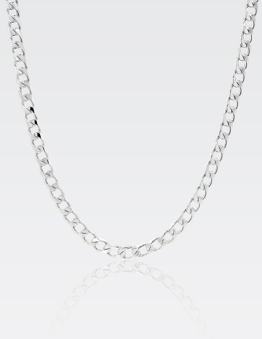 Cadena Cubana Plata .925 | 60 CM · 5 MM