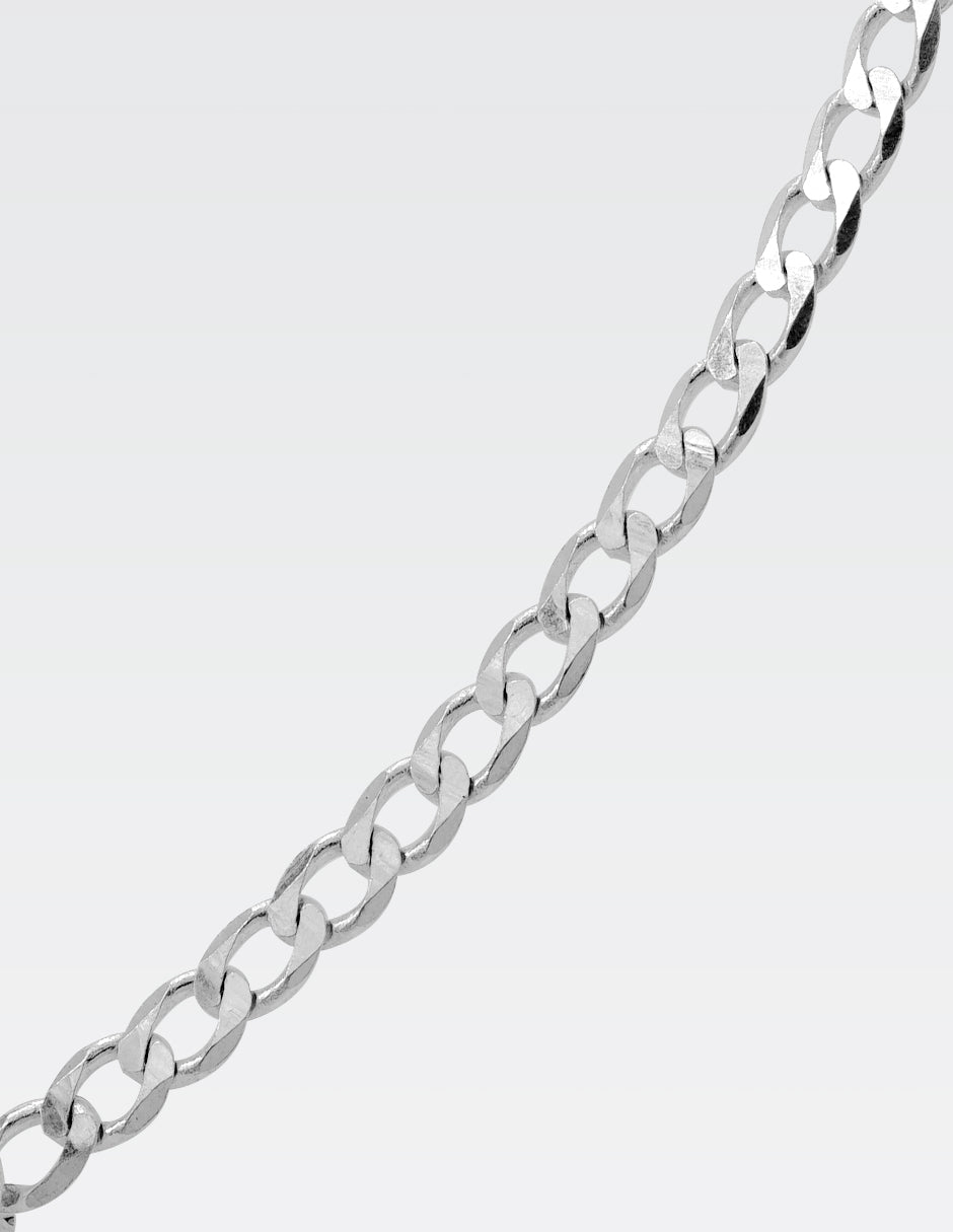 Cadena Cubana Plata .925 | 60 CM · 5 MM